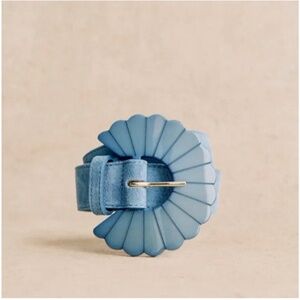 NWOT Sezane Blue Sandy Belt